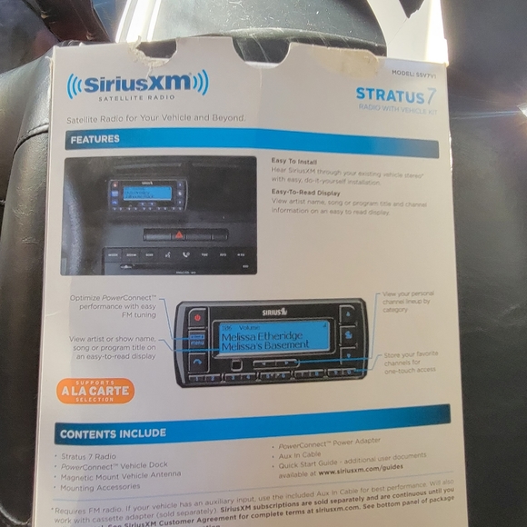 Sirius satellite radio Stratus 7 - Picture 2 of 4